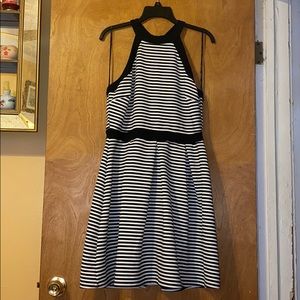 Stripe Skater Dress